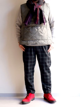 「weac.（ウィークス）のアイテム」を使った、yoheiさん（メンズ・175cm）の冬コーディネート