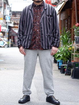 「weac.（ウィークス）のアイテム」を使った、yoheiさん（メンズ・175cm）の秋コーディネート