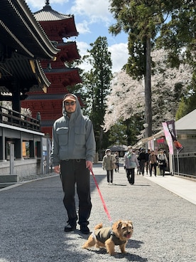 「Clarks（クラークス）のアイテム」を使った、WAッZIOさん（メンズ・174cm）の春コーディネート