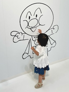 「アイテム（パンツ）」を使った、Riaさん（キッズ・80cm）の秋コーディネート