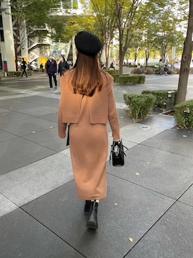 「Chapeau d' O（シャポードオー）のアイテム」を使った、Natsuさん（レディース・153cm）の冬コーディネート