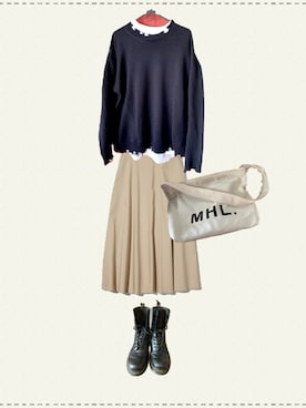 🅂🄰🄲🄷🄸さんのコーディネート