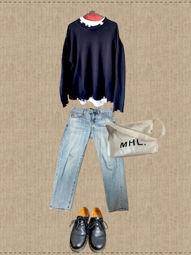 🅂🄰🄲🄷🄸さんのコーディネート