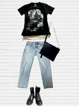 🅂🄰🄲🄷🄸さんのコーディネート