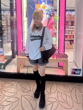 「AS KNOW AS plus（アズノゥアズプラス）のアイテム（帽子）」を使った、AS KNOW AS plus/アズノゥアズプラスさん（レディース・158cm）の秋コーディネート