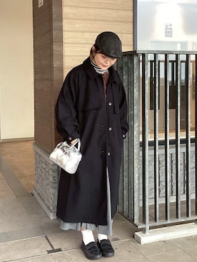 「AS KNOW AS plus（アズノゥアズプラス）のアイテム」を使った、AS KNOW AS plus/アズノゥアズプラスさん（レディース・158cm）の冬コーディネート