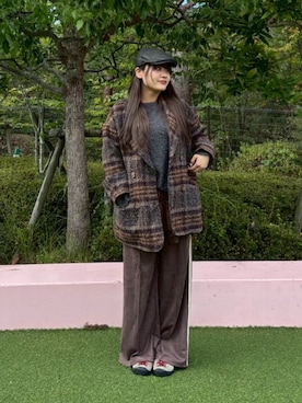 「AS KNOW AS plus（アズノゥアズプラス）のアイテム」を使った、AS KNOW AS plus/アズノゥアズプラスさん（レディース・158cm）の冬コーディネート