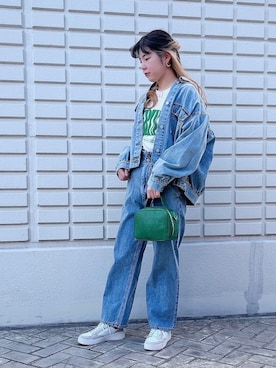 「AS KNOW AS plus（アズノゥアズプラス）のアイテム（その他アウター）」を使った、AS KNOW AS plus/アズノゥアズプラスさん（レディース・158cm）の春コーディネート