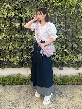 AS KNOW AS plus/アズノゥアズプラスさん（レディース・158cm）の夏コーディネート