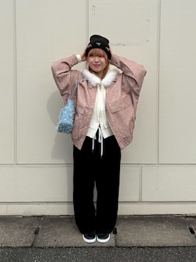 「AS KNOW AS plus（アズノゥアズプラス）のアイテム」を使った、AS KNOW AS plus/アズノゥアズプラスさん（レディース・158cm）の冬コーディネート