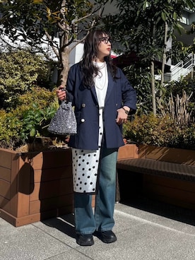 AS KNOW AS plus/アズノゥアズプラスさん（レディース・158cm）の春コーディネート