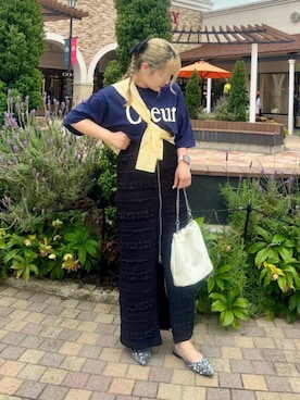 「AS KNOW AS plus（アズノゥアズプラス）のアイテム（パンプス）」を使った、AS KNOW AS plus/アズノゥアズプラスさん（レディース・158cm）の夏コーディネート