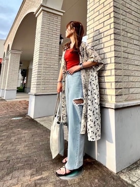 AS KNOW AS plus/アズノゥアズプラスさん（レディース・158cm）の夏コーディネート