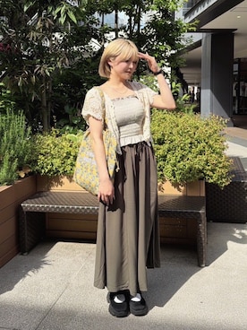 AS KNOW AS plus/アズノゥアズプラスさん（レディース・158cm）の夏コーディネート