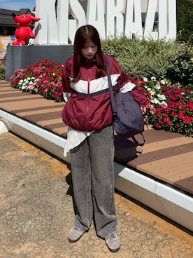 「アイテム（マウンテンパーカー）」を使った、AS KNOW AS plus/アズノゥアズプラスさん（レディース・158cm）の秋コーディネート