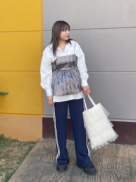「24ssトレンド」｜「アイテム（その他）」を使った、AS KNOW AS plus/アズノゥアズプラスさん（レディース・158cm）の春コーディネート