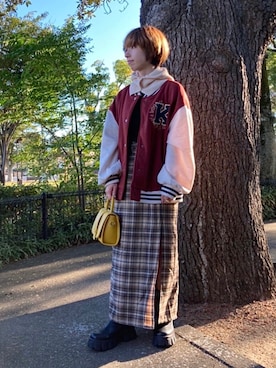 「AS KNOW AS plus（アズノゥアズプラス）のアイテム（帽子）」を使った、AS KNOW AS plus/アズノゥアズプラスさん（レディース・158cm）の秋コーディネート