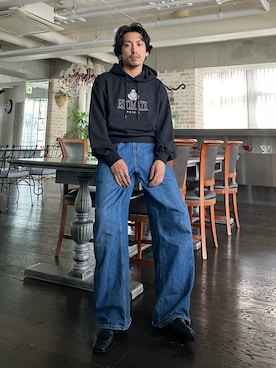 「AS KNOW AS plus（アズノゥアズプラス）のアイテム」を使った、AS KNOW AS plus/アズノゥアズプラスさん（メンズ・173cm）の秋コーディネート