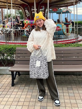 「AS KNOW AS plus（アズノゥアズプラス）のアイテム（帽子）」を使った、AS KNOW AS plus/アズノゥアズプラスさん（レディース・158cm）の秋コーディネート