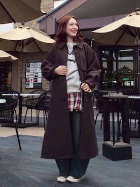 「AS KNOW AS plus（アズノゥアズプラス）のアイテム（トップス）」を使った、AS KNOW AS plus/アズノゥアズプラスさん（レディース・158cm）の冬コーディネート