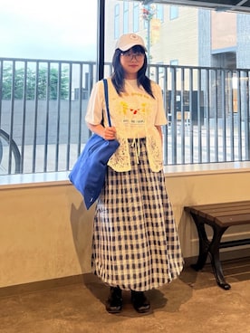 AS KNOW AS plus/アズノゥアズプラスさん（レディース・158cm）の夏コーディネート