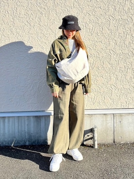 「AS KNOW AS plus（アズノゥアズプラス）のアイテム（デニムジャケット）」を使った、AS KNOW AS plus/アズノゥアズプラスさん（レディース・158cm）の春コーディネート