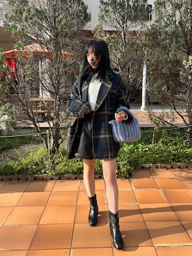 「アイテム（その他）」を使った、AS KNOW AS plus/アズノゥアズプラスさん（レディース・158cm）の冬コーディネート