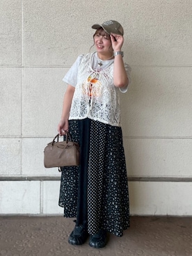 AS KNOW AS plus/アズノゥアズプラスさん（レディース・158cm）の夏コーディネート