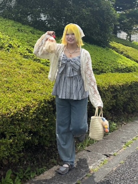 AS KNOW AS plus/アズノゥアズプラスさん(レディース・158cm)の夏コーディネート