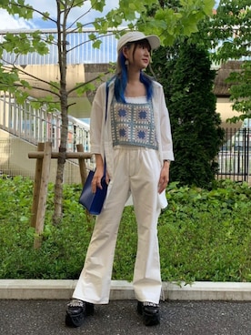 AS KNOW AS plus/アズノゥアズプラスさん（レディース・158cm）の夏コーディネート