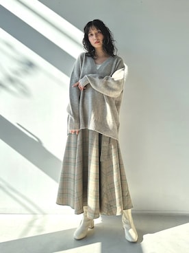 AS KNOW AS plus/アズノゥアズプラスさんのコーディネート