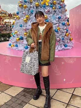 「AS KNOW AS plus（アズノゥアズプラス）のアイテム（ブルゾン）」を使った、AS KNOW AS plus/アズノゥアズプラスさん（レディース・158cm）の冬コーディネート