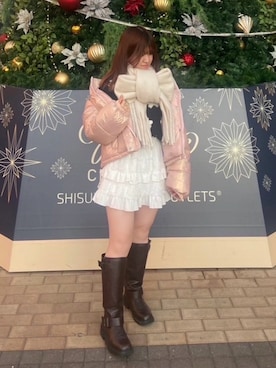 「AS KNOW AS plus（アズノゥアズプラス）のアイテム（ブルゾン）」を使った、AS KNOW AS plus/アズノゥアズプラスさん（レディース・158cm）の冬コーディネート