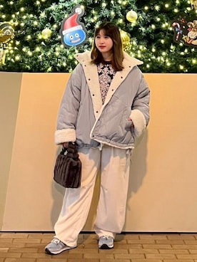 「AS KNOW AS plus（アズノゥアズプラス）のアイテム（バッグ）」を使った、AS KNOW AS plus/アズノゥアズプラスさん（レディース・158cm）の冬コーディネート