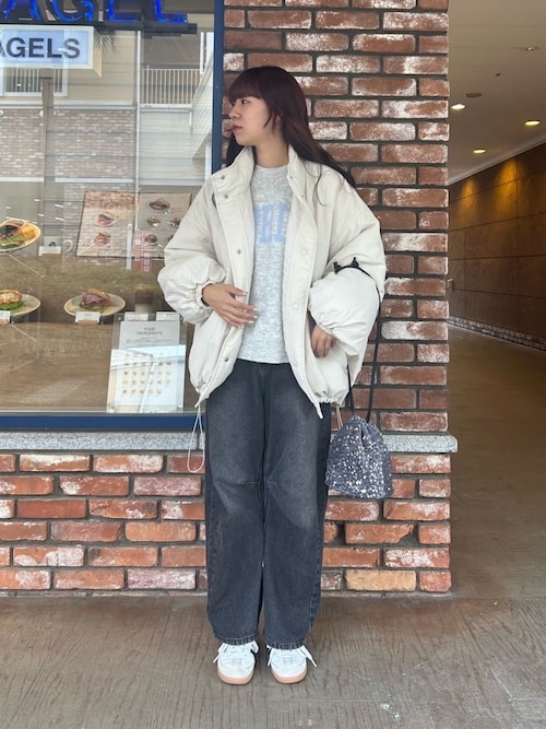 セール】◇カレッジロゴジャガードニットプルオーバー（ニット