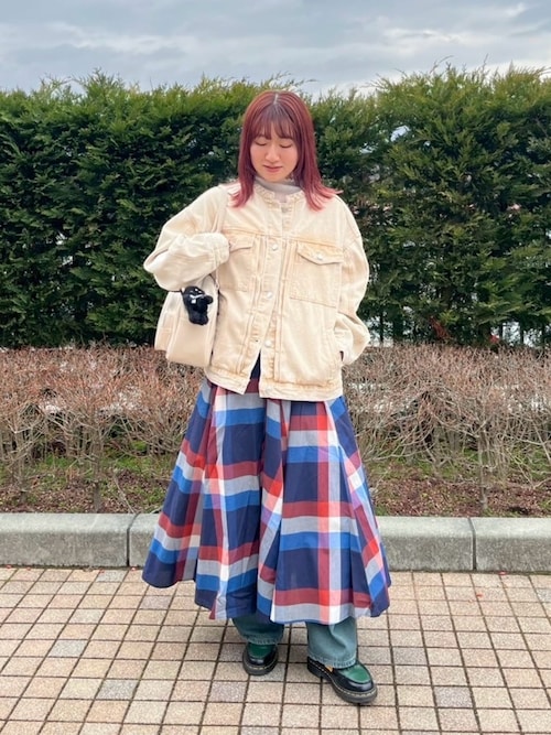 セール】◯ノーカラーオーバーサイズデニムジャケット セットアップ セール】◯ノーカラーオーバーサイズデニムジャケット セットアップ