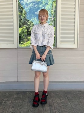 「アイテム（その他）」を使った、AS KNOW AS plus/アズノゥアズプラスさん（レディース・158cm）の夏コーディネート