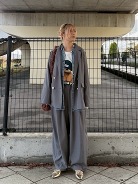 AS KNOW AS plus/アズノゥアズプラスさん（レディース・158cm）の春コーディネート