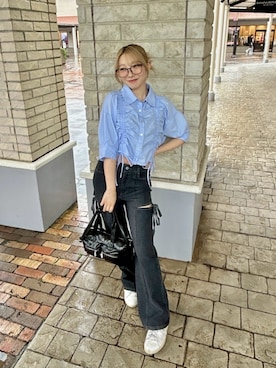 AS KNOW AS plus/アズノゥアズプラスさん(レディース・158cm)の夏コーディネート