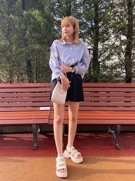 AS KNOW AS plus/アズノゥアズプラスさん(レディース・158cm)の夏コーディネート