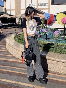 「AS KNOW AS plus（アズノゥアズプラス）のアイテム（パンツ）」を使った、AS KNOW AS plus/アズノゥアズプラスさん（レディース・158cm）の夏コーディネート