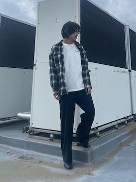 「AS KNOW AS plus（アズノゥアズプラス）のアイテム」を使った、AS KNOW AS plus/アズノゥアズプラスさん（メンズ・173cm）の秋コーディネート
