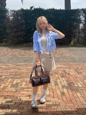 「AS KNOW AS plus（アズノゥアズプラス）のアイテム（トップス）」を使った、AS KNOW AS plus/アズノゥアズプラスさん（レディース・158cm）の春コーディネート