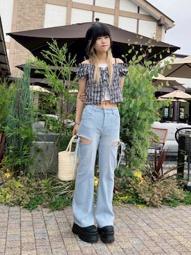 AS KNOW AS plus/アズノゥアズプラスさん(レディース・158cm)の夏コーディネート