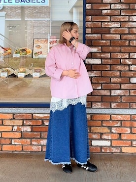 AS KNOW AS plus/アズノゥアズプラスさん(レディース・158cm)の春コーディネート