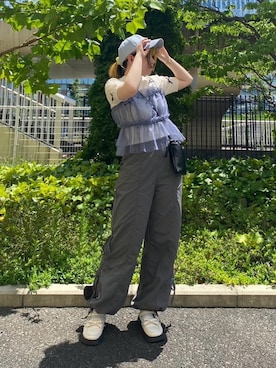 AS KNOW AS plus/アズノゥアズプラスさん(レディース・158cm)の夏コーディネート