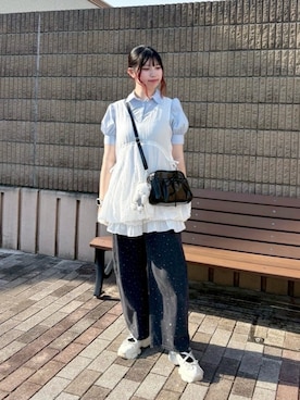 「アイテム（チュニック）」を使った、AS KNOW AS plus/アズノゥアズプラスさん（レディース・158cm）の秋コーディネート