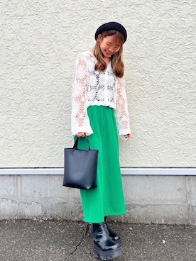 AS KNOW AS plus/アズノゥアズプラスさん（レディース・158cm）の春コーディネート