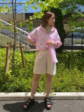 AS KNOW AS plus/アズノゥアズプラスさん（レディース・158cm）の夏コーディネート