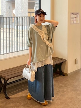 AS KNOW AS plus/アズノゥアズプラスさん(レディース・158cm)の夏コーディネート